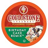 Cold Stone Creamery Beverages Birthday Cake Remix Ice Cream Flavored Coffee Pods, Compatible with K Cup Brewers Including 2.0, 40 Count
