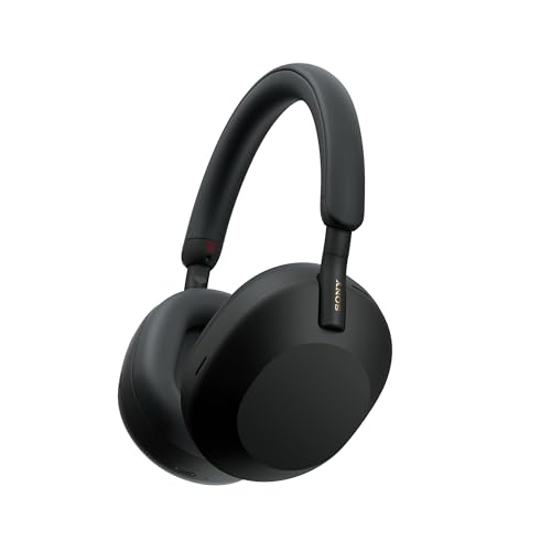 Sony WH-1000XM5 Premium Noise Canceling Headphones, Auto NC Optimizer, 30-Hour B