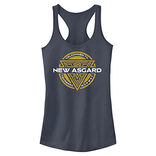 Marvel Women's Thor: Love & Thunder New Badge Junior's Racerback Tank Top