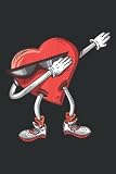 Dabbing Hear Dab Pose Valentines Day Gift for Kids: Lined Journal Notebook, 6x9 Inch, 120 Pages