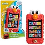 Sesame Street Learn with Elmo Pretend Play Phone, Learning and Education, Kids Toys for Ages 2 Up by Just Play
