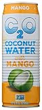 C2O Pure Coconut Water with Mango, 17.5 OZ (Pack of 12)