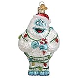 Old World Christmas Bumble (Rudolph The Red-Nosed Reindeer) Glass Blown Ornament for Christmas Tree, Handcrafted Holiday Decoration, Rudolph Collection