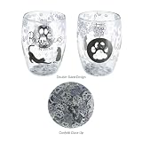 paviliongift Company - Pawtners In Wine - 10 oz Double Walled Drinking Glass Feline Kitty Kitten Rescue Adoption Cat Mom Dad Gift Present
