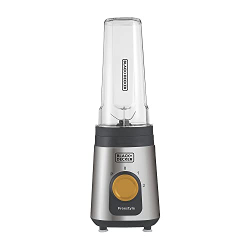 BLACK+DECKER Liquidificador, Processador, Freestyle, com Acabamento em Inox, Modelo LP320, 110V