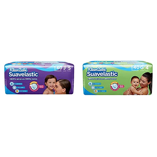Pañales KleenBebé Suavelastic Etapa 5 Unisex (60 piezas)