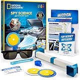 NATIONAL GEOGRAPHIC Spy Science Kit - Kids Spy Activity Set, Complete 10 Secret Missions with Gadgets for Kids and Gear, Detective Kit, Science Kits, Pretend Play