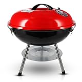 Gas One 14 Inch Portable Barbecue Grill With 3 Point Locking