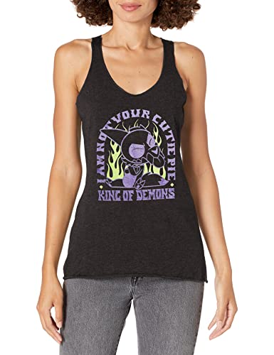 Disney The Owl House Not Your Cutie Women's Racerback Tank Top Chemise, Noir chi
