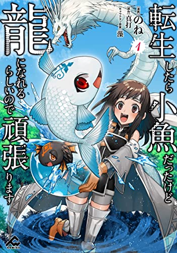 転生したら小魚だったけど龍になれるらしいので頑張ります 表紙