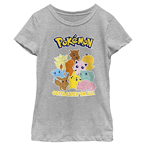 Fifth Sun Poke Mang T-Shirt, Athletic chiné, S Fille