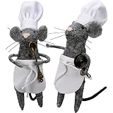 Primitives By Kathy Kitchen Mice Collectible Figurine Set