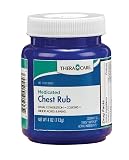TheraCare Medicated Chest Rub | Cough suppressant | Relieves Nasal Congestion | Relieves Minor Aches and Pains | 4 oz.