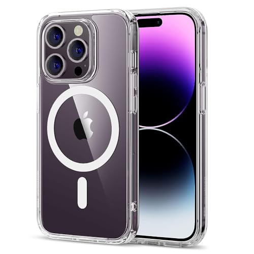 ESR Coque pour iPhone 14 Pro Max, Compatible avec MagSafe, Hybrid Magnétique Cas