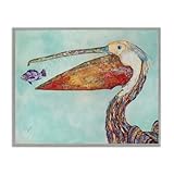 Stupell Industries Pelican S Lost Supper Fish And Patterned