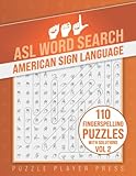 Asl Word Search American Sign Language 110 Fingerspelling Pu