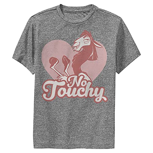 Disney Emperor's New Grove No Love T-shirt à manches courtes pour garçon, Gris a