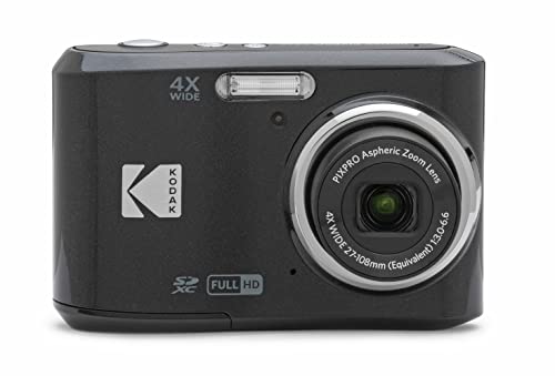 Kodak PIXPRO - Cámara Digital de 16 MP con Zoom óptico de 27 mm de Gran Angular y visualización LCD de 2,7 Pulgadas (Negro)