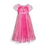 Disney Girls' Princess Fantasy Gown Nightgown, AURORA, 6