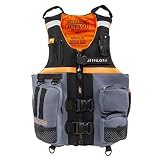 Jet Pilot L.R.E Helmsman Neoprene CGA Vest - Black/Orange - S/M