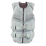 Jetpilot Shaun Murray Neoprene Coast Guard Approved Life Jacket PFD (Silver, Small)