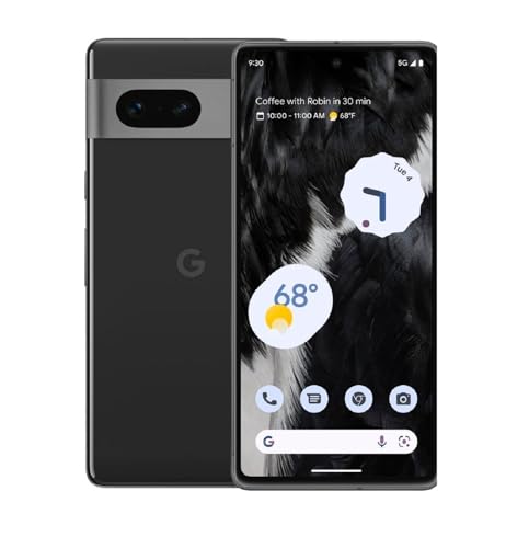 Google Pixel 7-5G Teléfono Android - Smartphone Desbloqueado con Lente Gran Angular y batería de 24 Horas - 128 GB - Obsidiana