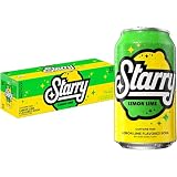 Starry Lemon Lime Soda Pop, 12 Fl Oz Cans (Pack of 12)