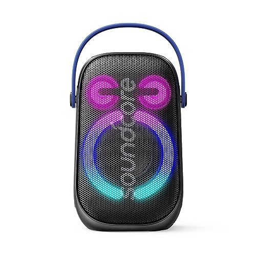 Soundcore Anker Rave Neo 2 Altavoz portátil, PartyCast 2.0, espectáculo de luz, IPX7 Impermeable (Flota en el Agua), 18 hrs de reproducción, Ecualizador Personalizable.