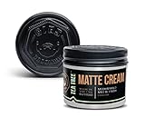 GIBS Tea Tree Matte Cream-Light/Medium Hold, Long Lasting Light Hold, Made in USA 4oz