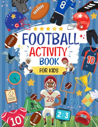 Football Activity Book For Kids cover