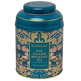 New English Teas Song Thrush Berries Teal Tea Caddy With 240
