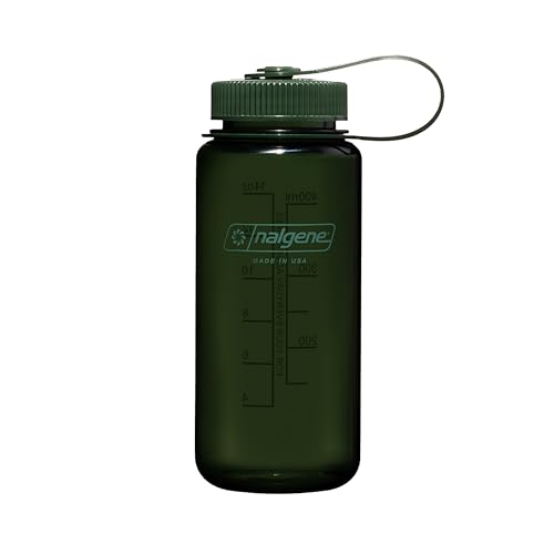 Nalgene 16 oz Wide Mouth Tritan Water Bottle, Jade