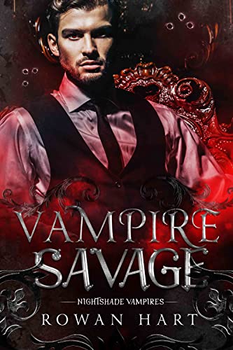 Cover of Vampire Savage: A Vampire Mafia Paranormal Romance (Nightshade Vampires Book 3)