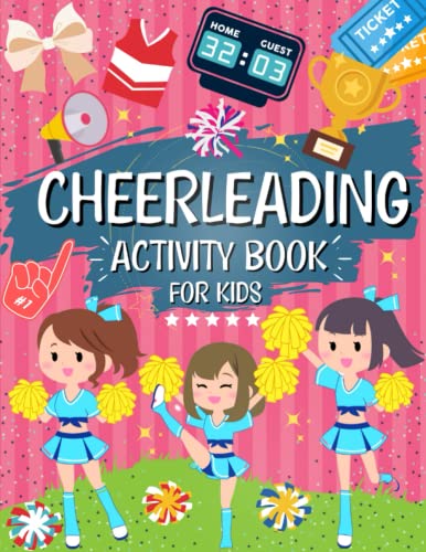 Cheerleading Activity Book For Kids cover