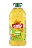 COOSOL Aceite de Girasol Alto Oleico Especial Freír 5L Mejor Aceite para Freír Chicharrones
