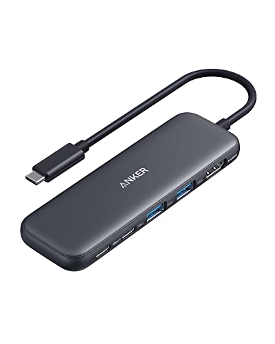 Anker 332 USB-C hub (5-in-1, 4K HDMI + USB + 100W PD-in)
