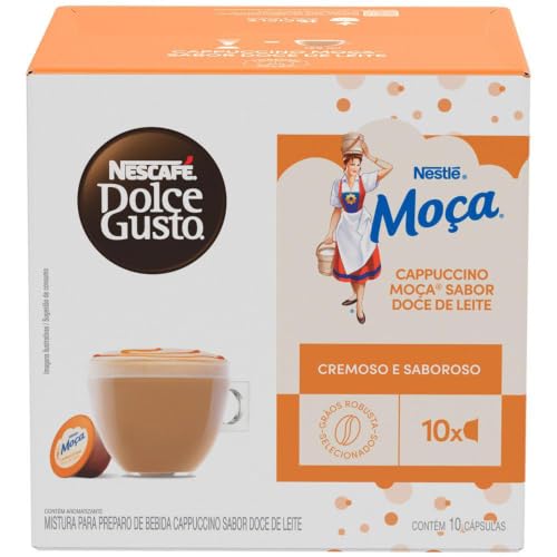 Nescafé Dolce Gusto Cappuccino Sabor Doce de Leite 170g - 10 Cápsulas
