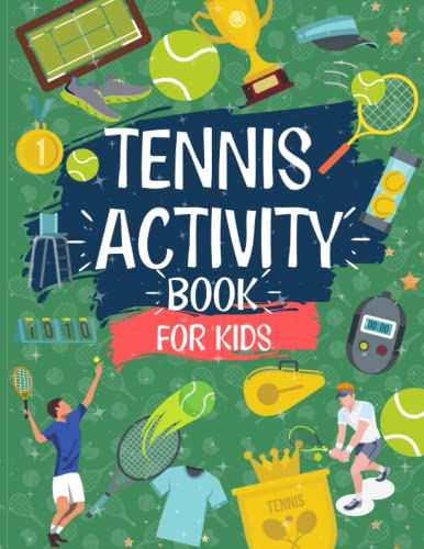 Tennis Activity Book For Kids cover