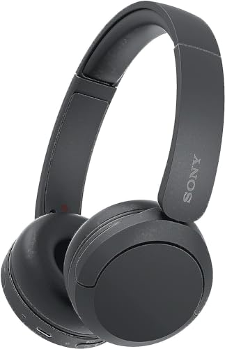Sony WH-CH520 Wireless Headphones Bluetooth On-Ear Headset with Microphone and u
