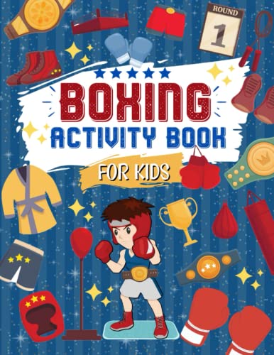 Boxing Activity Book For Kids cover