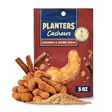 PLANTERS Cashews Cinnamon & Brown Sugar - Trail Mix Snack Pack - Snacks with Cinnamon & Brown Sugar, Snack Pack, Party Trail Mix, 5 Oz Bag