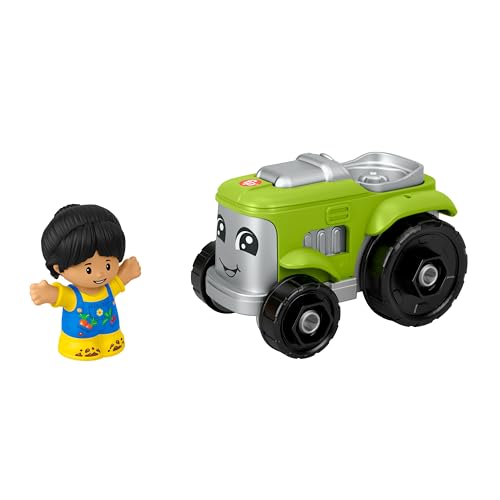 ​Fisher-Price Little People Toddler Toy Tractor and Farmer Character Figure for 