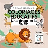 J Apprends En M Amusant Les Animaux De La Savane French Edit