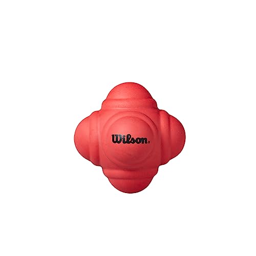Wilson Reaction Ball Balle d'entraînement de Tennis Mixte Adolescent, Rouge, S