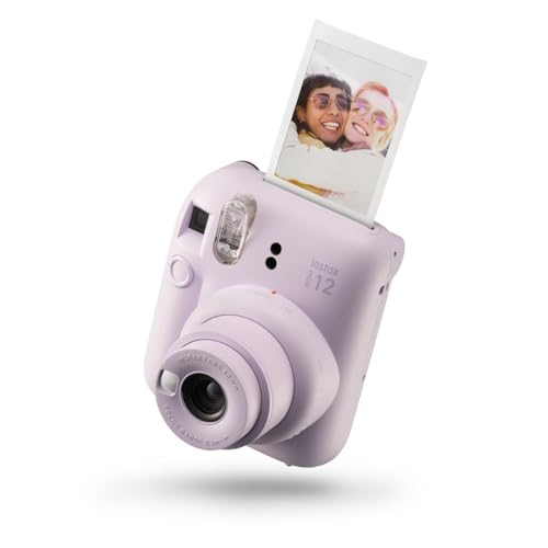 Instax Mini 12 - Cámara instantánea, con autoexposición y lente selfi incluida, 