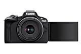 Canon EOS R50 + RF-S 18-45 mm Mejores Marcas de Cámaras de Fotos