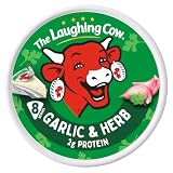 Laughing Cow, Spreadable Wedge Garlic & Herb, 5.4 Ounce