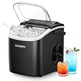 Euhomy Countertop Ice Maker Machine With Handle 26Lbs In 24H