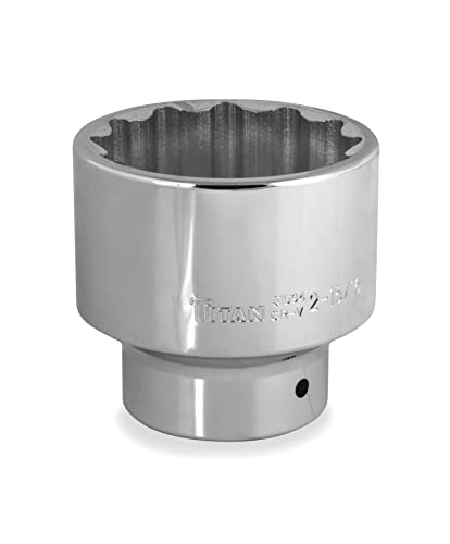 Titan 61594 Llave de vaso SAE de 12 puntos de 1 pulgada x 2-15/16 pulgadas
