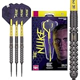 Target Darts Luke Littler G1 Steel Tip Swiss Point Darts, 90% Tungsten Dart, 23G | Generation 1 Steel Tip Dart, Player Edition Swiss Points Dart Sets with Tool, Pro Grip Shafts & No.2 Flights